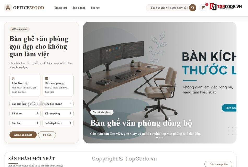 web văn phòng,web bán văn phòng,bàn ghế